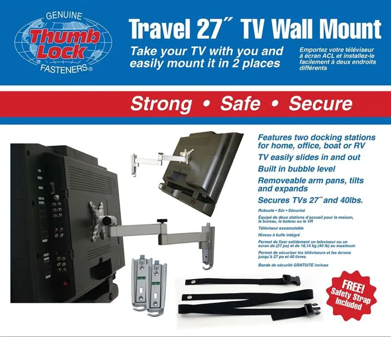 Ready America 27-Inch Travel-Sized Tv Mount 1