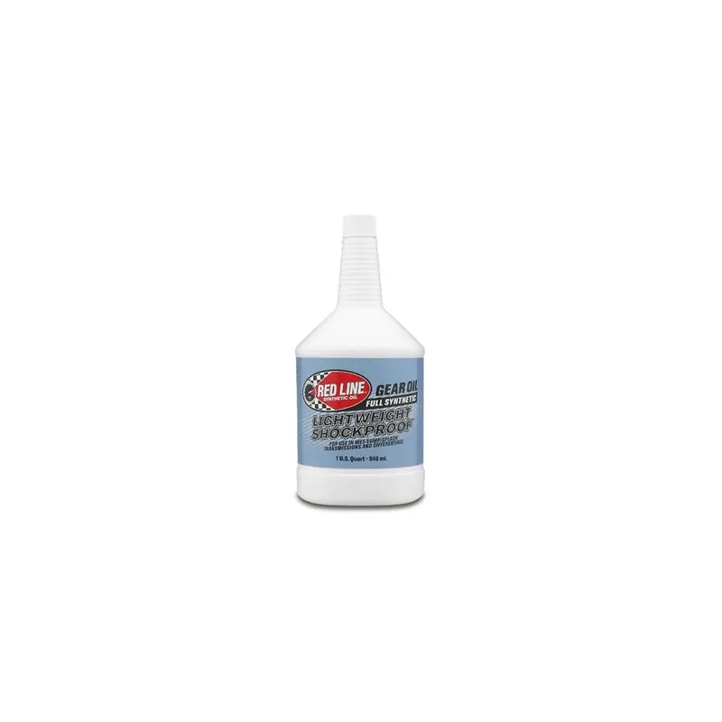 Red Line Lightweight Synthetic Gear Oil – 1 Quart, 80W Rating 1