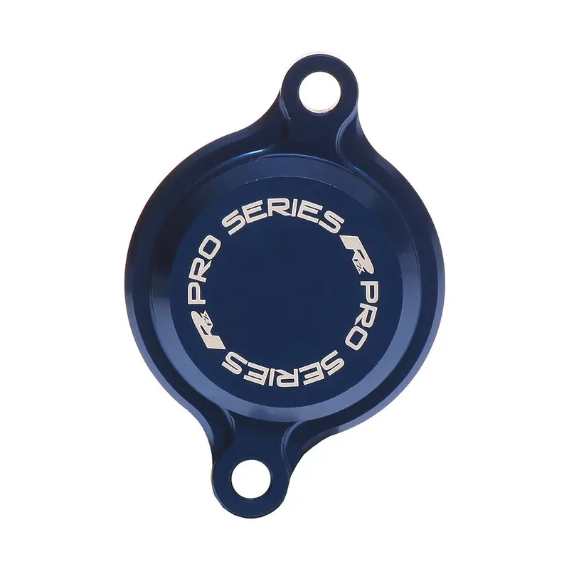 Rfx Blue Oil Filter Cover Replacement For Yamaha Dirt Bikes - 739-0447 1