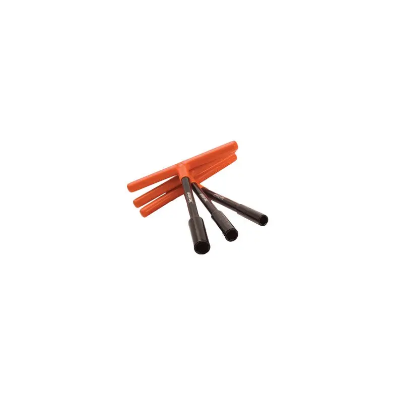 Rfx Compact T-Bar Wrench Set – Black/Orange, Covers 8Mm, 10Mm, And 12Mm Fasteners, 739-1261 1