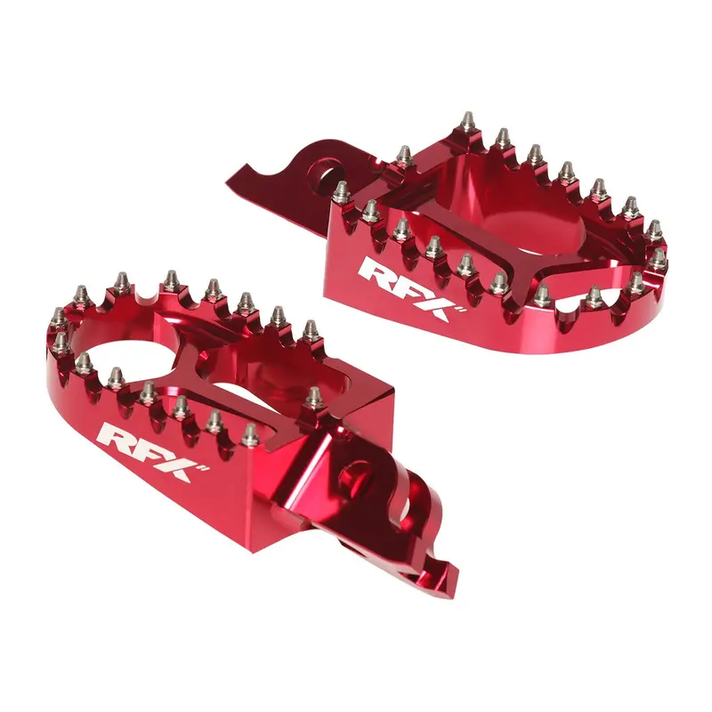 Rfx Red Anodized Foot Pegs For Beta Dirt Bikes - 739-0575 1