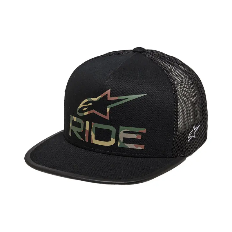 Ride 4.0 Camo Trucker Hat – Black – 482-76315 1