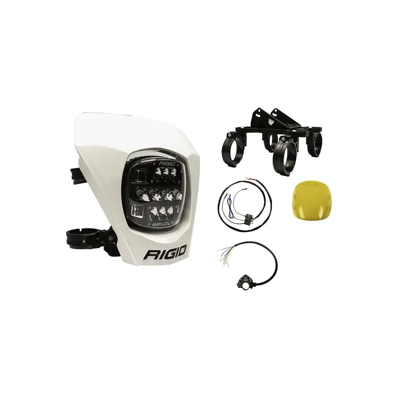 Rigid Adapt Xe Extreme Enduro Led Moto Kit – White Finish 1