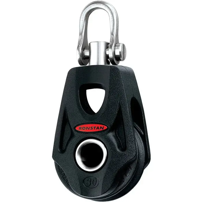 Ronstan 30Mm Orbit Single Block – Swivel Shackle Head With Optional Becket 1