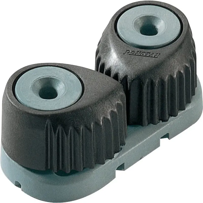 Ronstan Small C-Cleat – Grey Anodized, Space-Saving Design 1