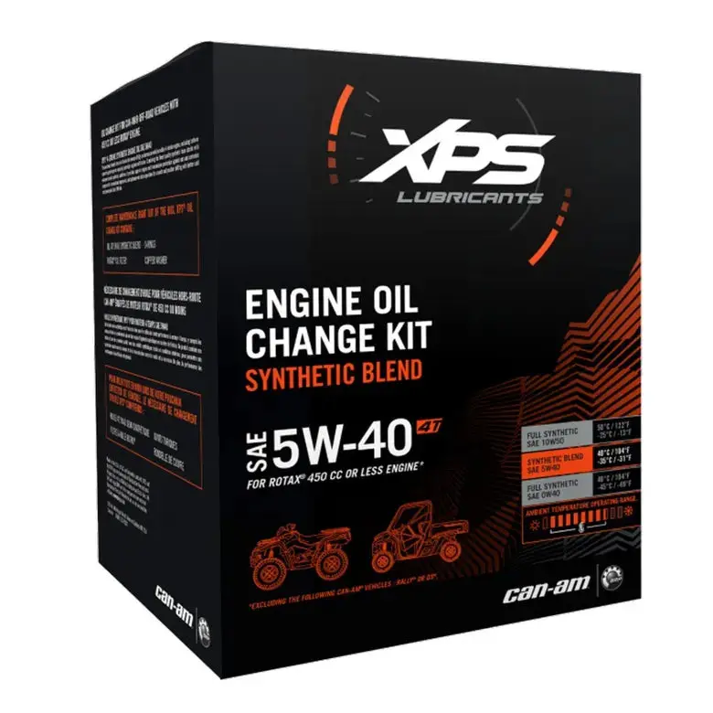 Rotax 450Cc-Or-Less Oil Change Kit – 5W-40 Synthetic Blend Package 1