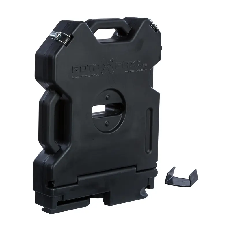 Rotopax Black 2-Gallon Storage Pack (19" × 14" × 4") – Model 451-2112S 1