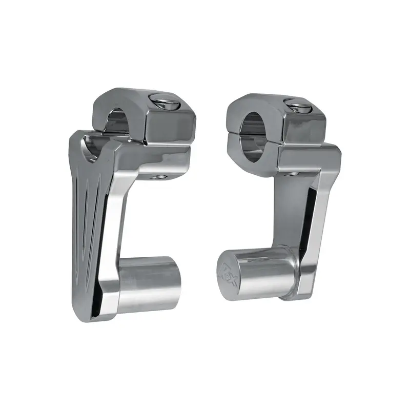 Rox Chrome Pivot Handlebar Risers – 2-Inch Rise 1