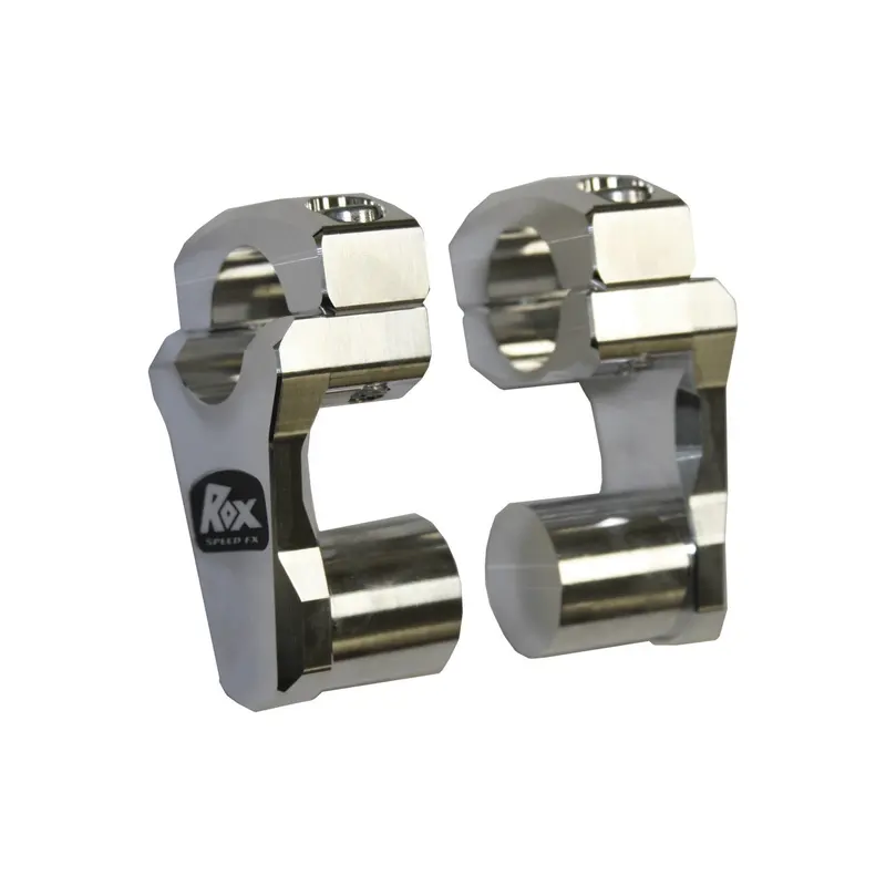 Rox Elite Pivot Handlebar Riser – 2" Natural Finish – #44-83477 1