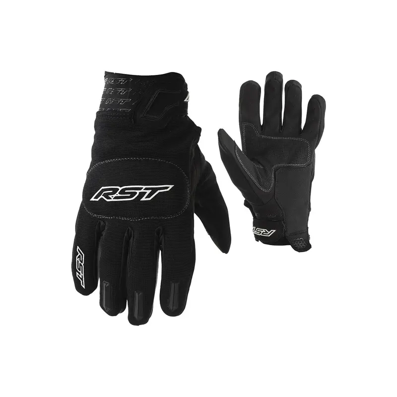 Rst Rider Ce Motorcycle Gloves – Black/White, Extra Large (556-2100011) 1
