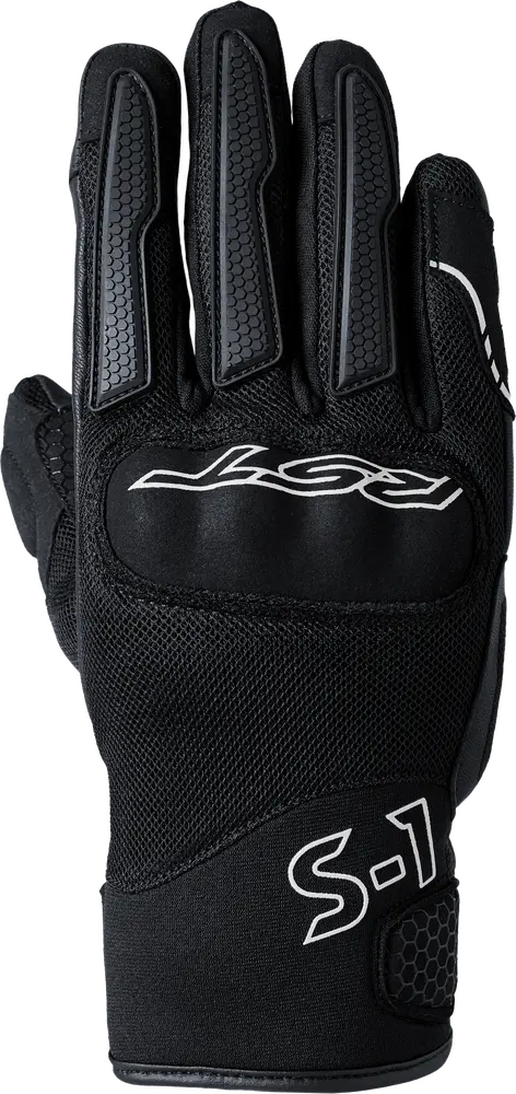 Rst S1 Men’S Ce Mesh Gloves – Black/Black/White, Small (556-3182308) 1