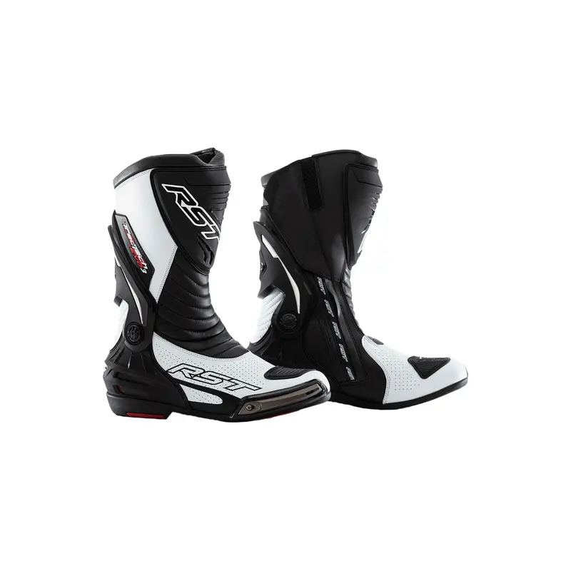 Rst Tractech Evo Iii Sport Ce Motorcycle Boots – White/Black, Size 10 (Model 556-2101443) 1