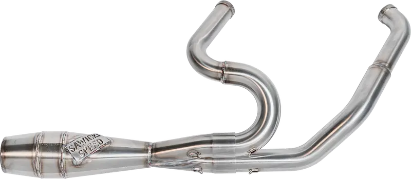 Sawicki Twin Cam Flt Shorty Exhaust – Brushed Stainless Steel Two-In-One System (Model 930-01208) 1