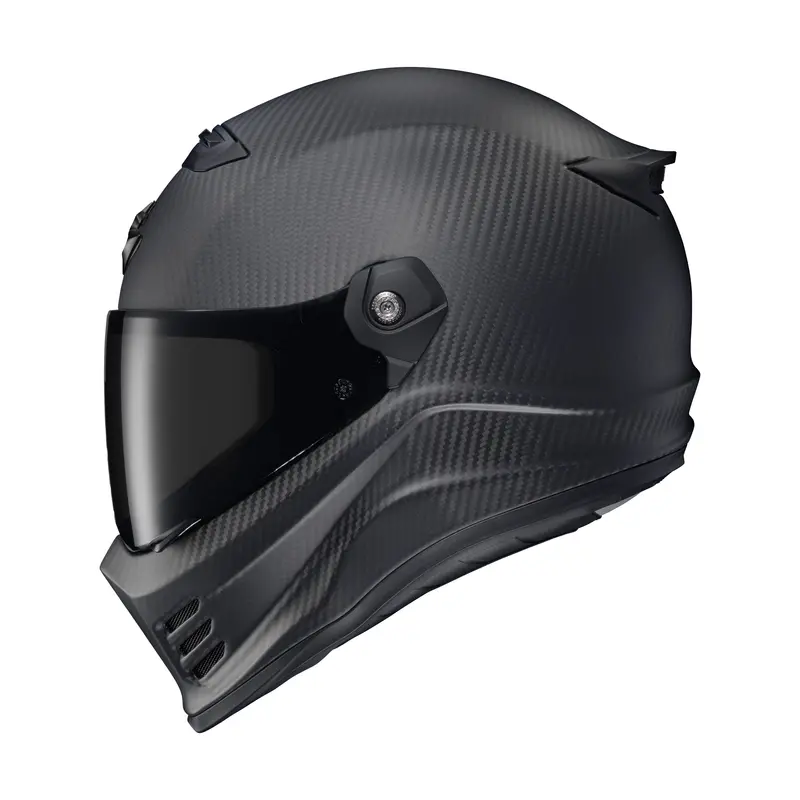 Scorpion Exo Covert Fx Carbon Helmet – Matte Black Full-Face Dot/Ece Lg 75-2431L 1