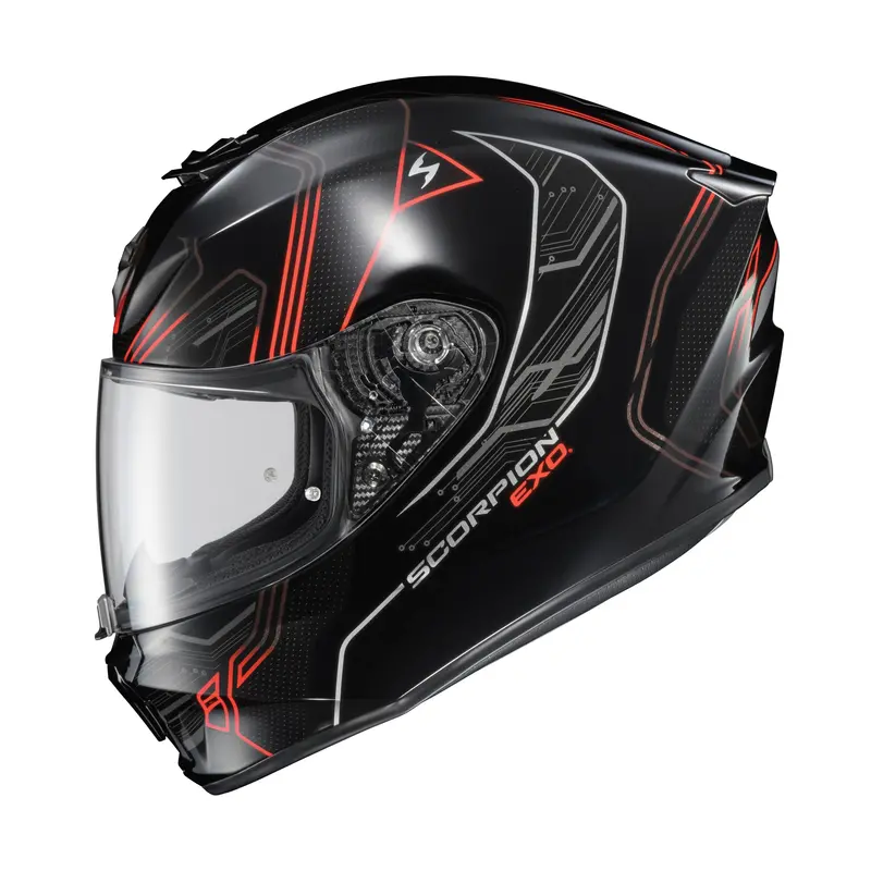 Scorpion Exo R330 Full-Face Motocross Helmet – Bendr Red, Medium Size – Part #75-3255M 1