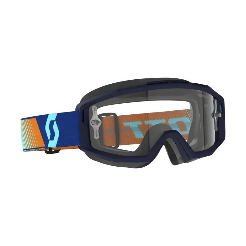 Scott Split Otg Goggles – Royal Blue & Orange Frame With Clear Lens (51-5544) 1