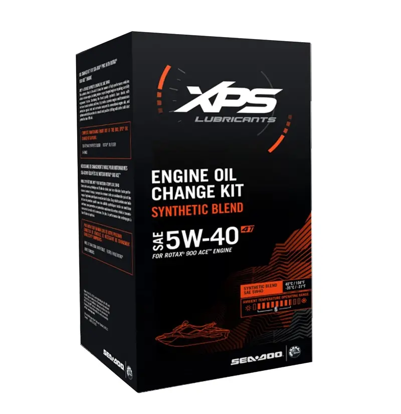 Sea-Doo 4T Engine Oil Service Kit For Rotax 900 Ace – 5W-40 Blend 779250 1