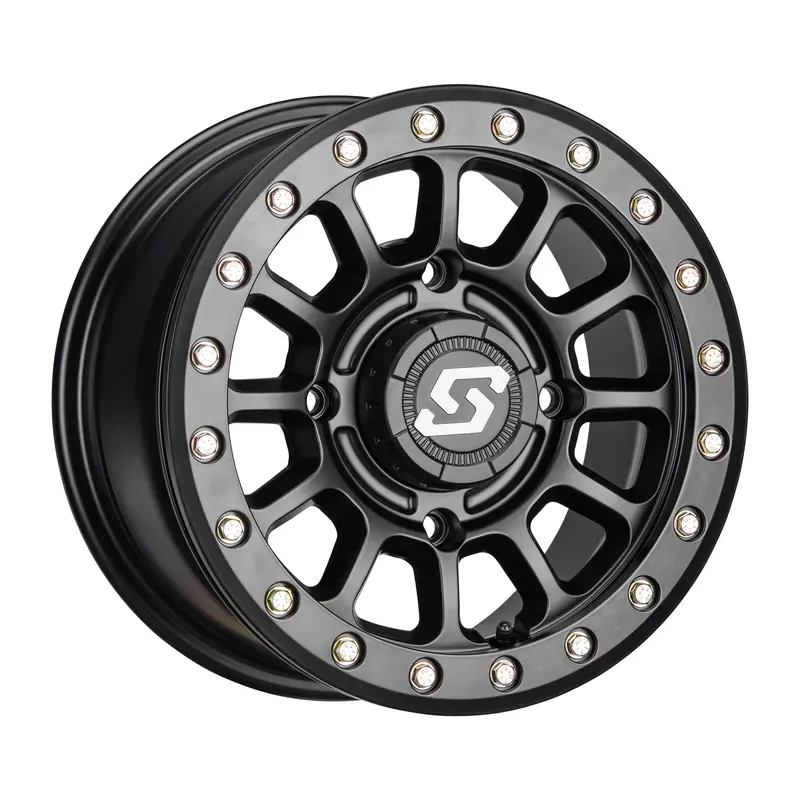 Sedona Sano Bdlk 15X6 Black Wheel - 4X156 Bolt Pattern, +40Mm Offset - Model 570-2023 1