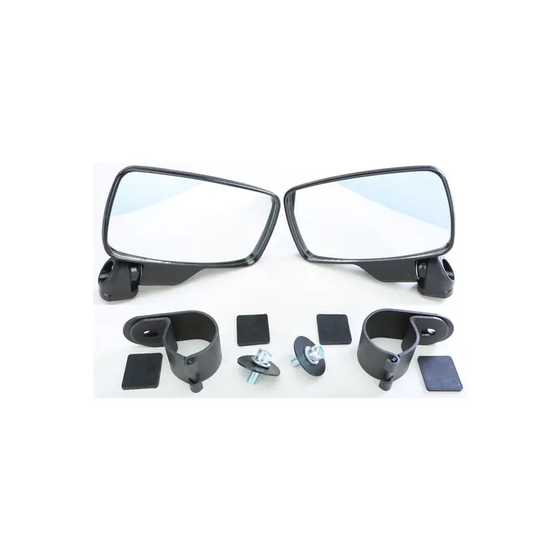 Seizmik Folding Side Mirror Pair – 2.0-Inch Glass For Roll Cage Applications (Model 63-7252) 1