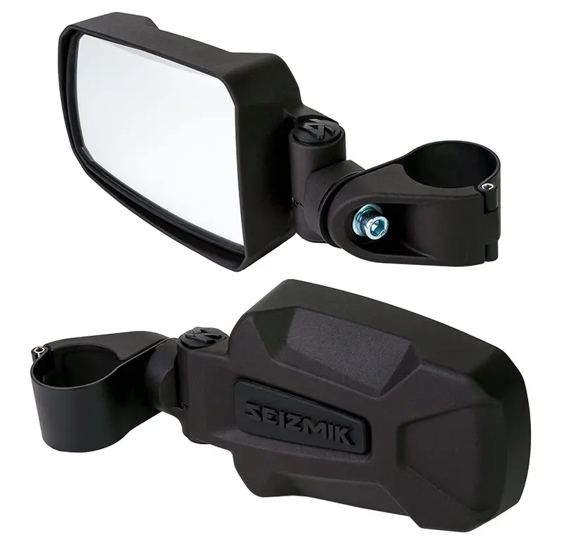 Seizmik Pursuit Universal Side Mirrors For Roll Cages – 2-Inch Mount, Pair (Model 63-7231) 1