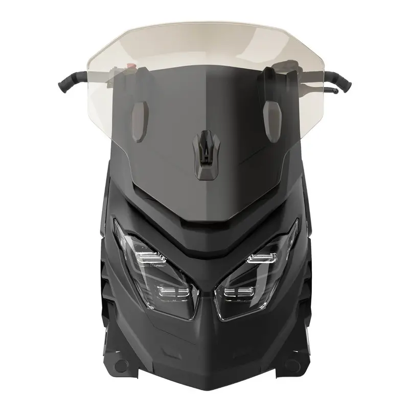 Ski-Doo Adjustable Medium-To-High Windshield – Includes Support Bracket Kit (Part #860202615) 1