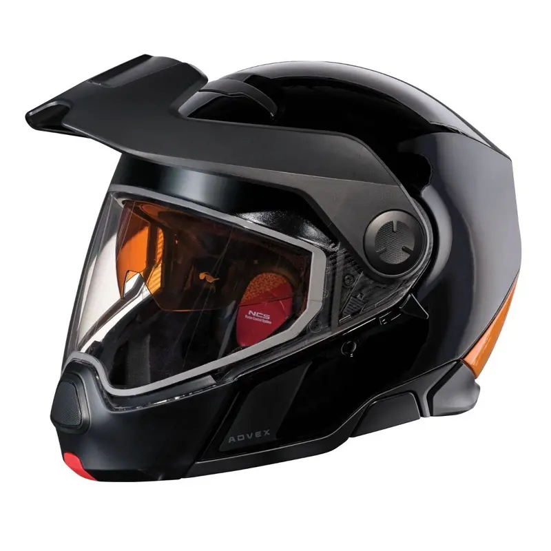 Ski-Doo Advex Sport Dot/Ece-Certified Snowmobile Helmet – Vibrant Orange (Model #9291251412) 1