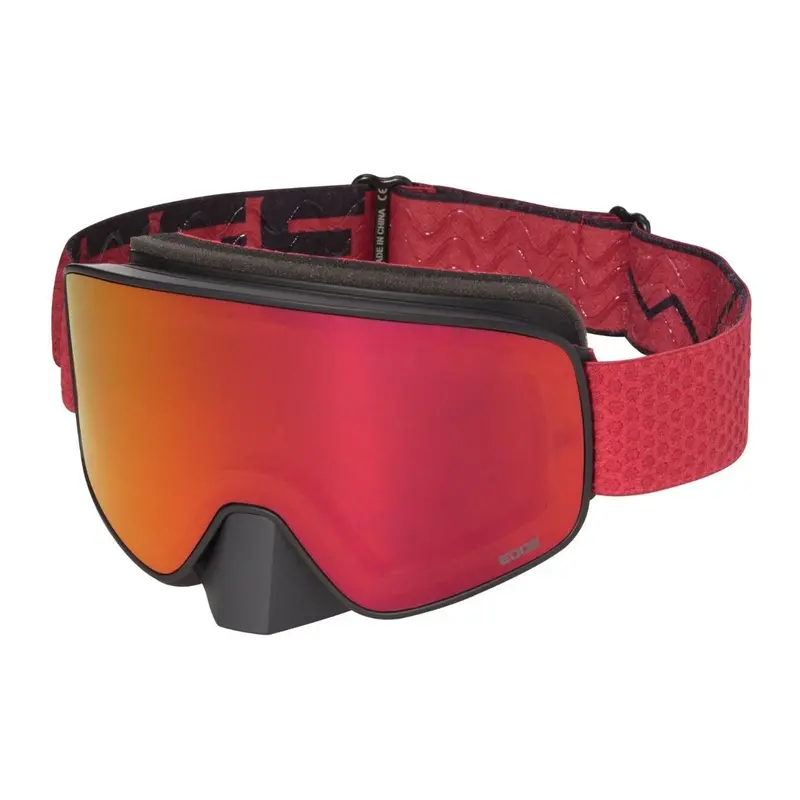 Ski-Doo Edge Uv-Protective Goggles In Brick Red 1