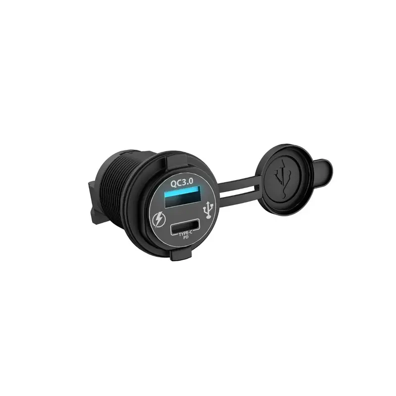 Smart Usb Power Outlet Kit – Compact Intelligent Wall Socket With Surge Protection 1