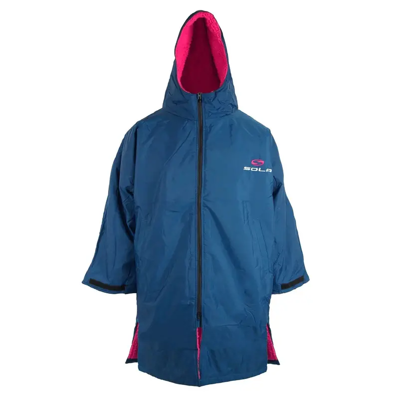 Sola Adult Waterproof Changing Coat – Navy/Pink 1