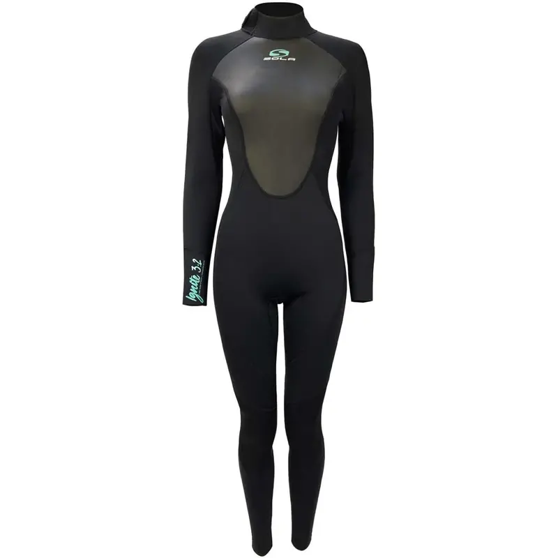 Sola Ladies Ignite Bz 3/2Mm Full Wetsuit – Black Thermal Suit 1