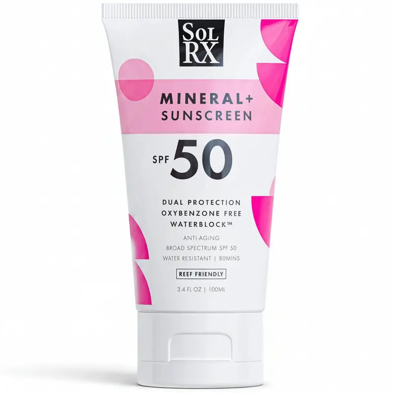 Solrx Mineral Zinc Sunscreen – Water-Resistant Spf 50, 100Ml (Formerly Prosport) 1