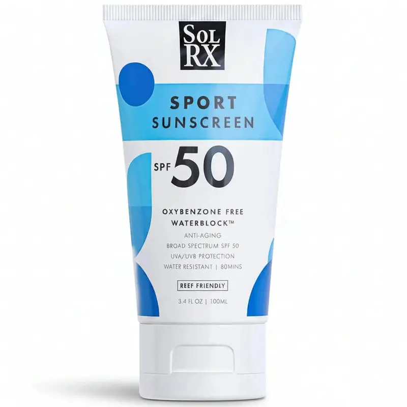 Solrx Sport Sunscreen – Water-Resistant Spf 50, 100Ml (Formerly Prosport) 1