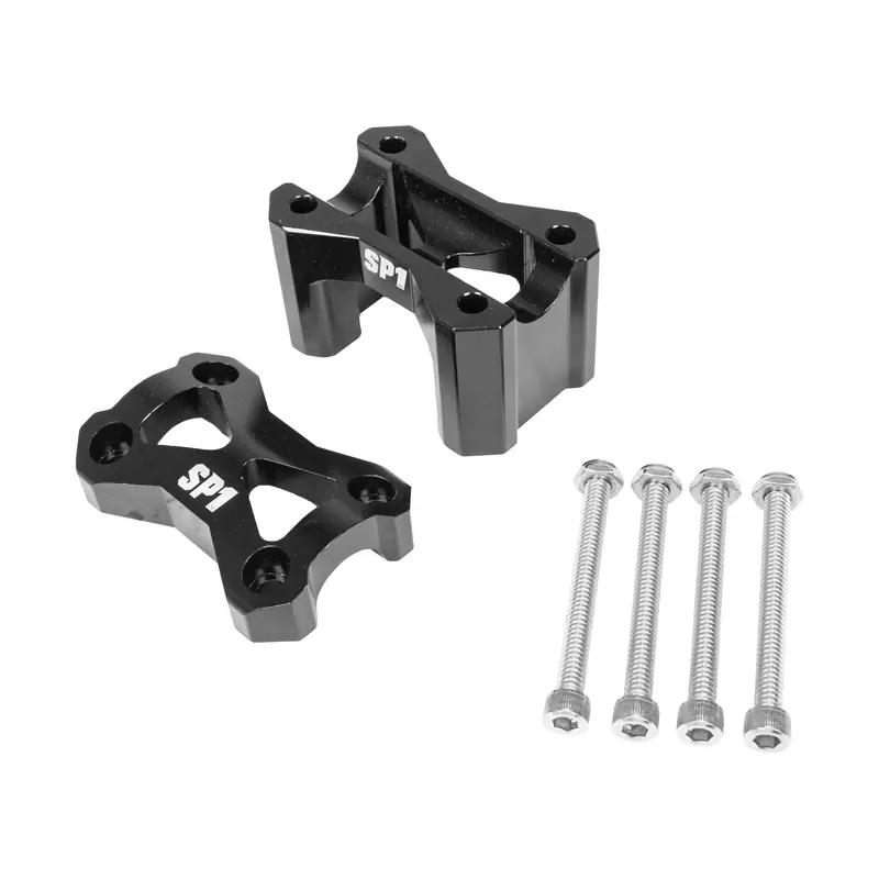 Sp1 1-Inch Tech Riser For 7/8" Handlebars – Low-Profile Ergonomic Lift, Model 44-78201 1