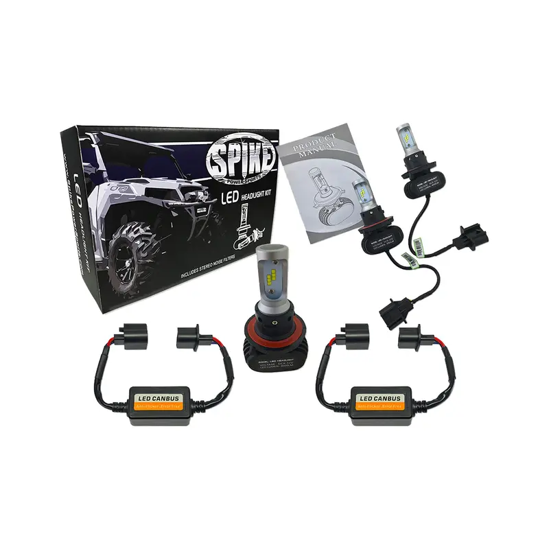 Spike Led Headlight Bulb Pair For Polaris Utvs – Model 63-1293 1