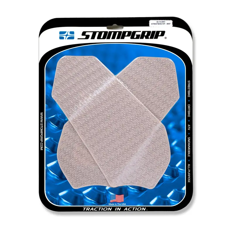 Stompgrip Clear Tank Pad Kit For Motorcycles – Icon Series, Part 655-14011 1