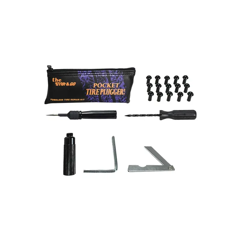Stop & Go Pocket Tire Plugger Kit – Compact On-The-Go Repair (85-01000) 1