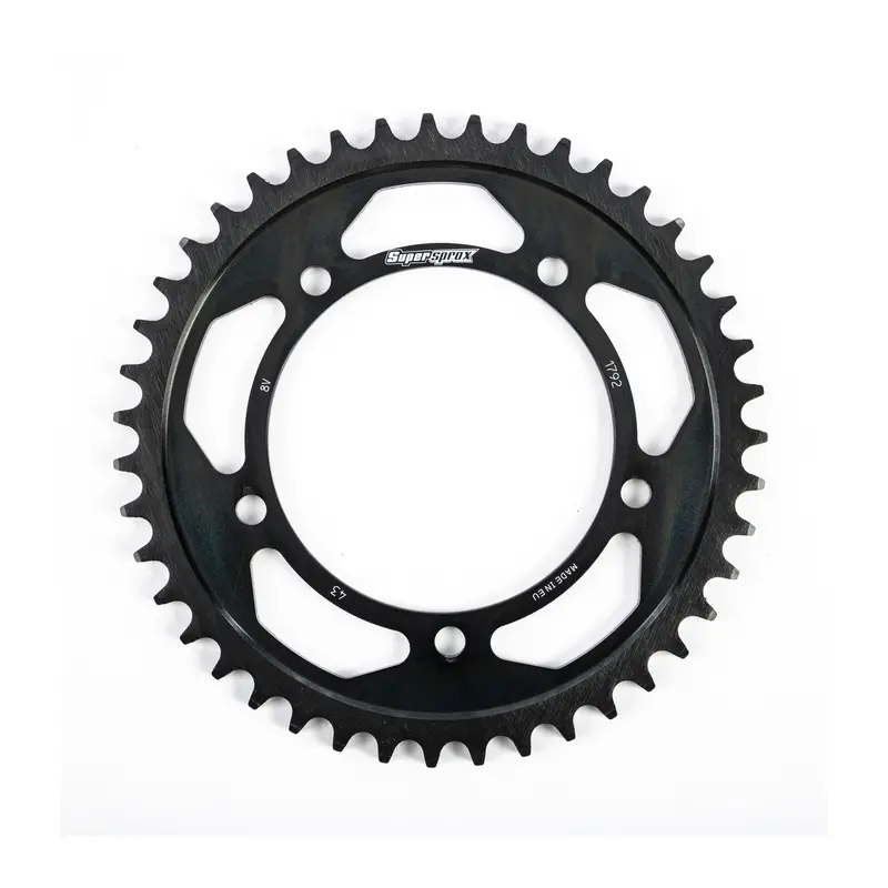 Supersprox Steel Rear Sprocket – 43T, 525 Pitch, Black For Hayabusa/Suzuki/Triumph – 109-179243 1