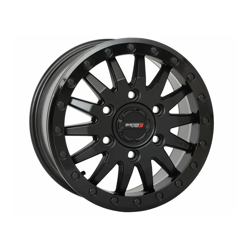 System 3 Sb8 Matte Black Alloy Wheel – 15X7 Inch, 6+1 Offset (68Mm), 6X5.5 Bolt Pattern 1