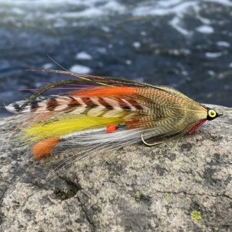 Tandem Pink Lady Orange Streamer Fly – Hairwing Style 1