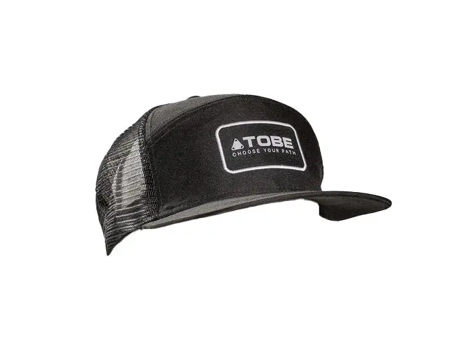 Tobe Abax Flat-Bill Cotton Cap – Black (250423-001-111) 1