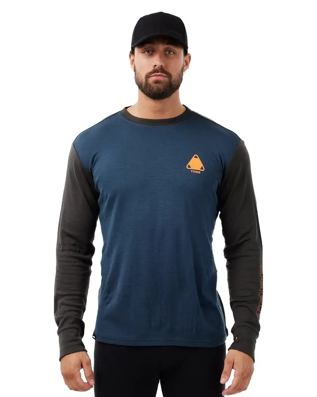 Tobe Ferox Merino Wool Unisex Long-Sleeve Shirts – Assorted Colors 1