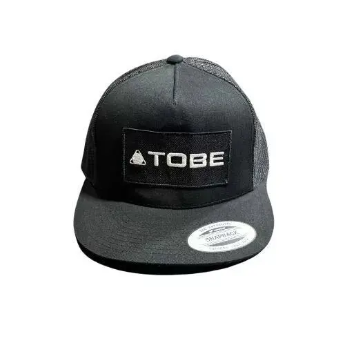 Tobe Men’S Black Flat-Bill Cap – Structured Adjustable Baseball Hat 1