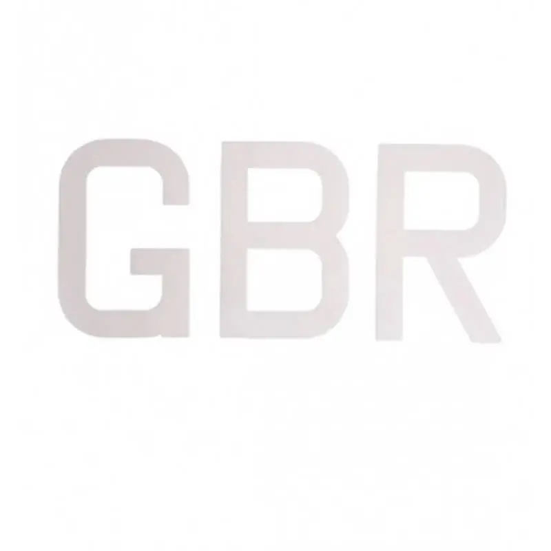 Topper Gbr Championship Letter Set (6-Pack, Black) 1