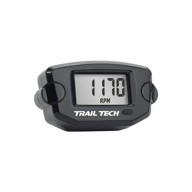 Trail Tech Tto Tach/Hour Meter – Black Digital Performance Timer & Rpm Display (Model 665-0032) 1