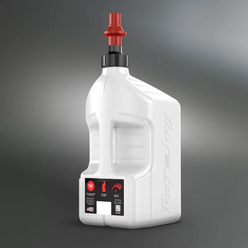 Tuff Jug 5-Gallon Utility Container – White Body With Red Cap 1