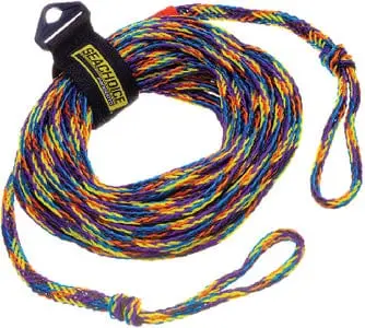 Two-Rider Inflatable Tow Tube Rope – Marine-Grade Safety Line 1