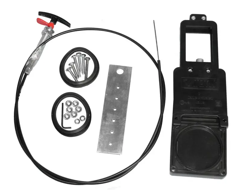 Valterra 3-Inch Heavy-Duty Sewer Waste Valve With Handle & 72-Inch Cable 1