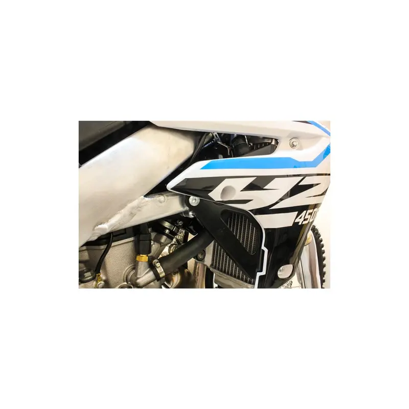 Works Black Radiator Brace Kit – Durable Aluminum, Model 66-18268B 1