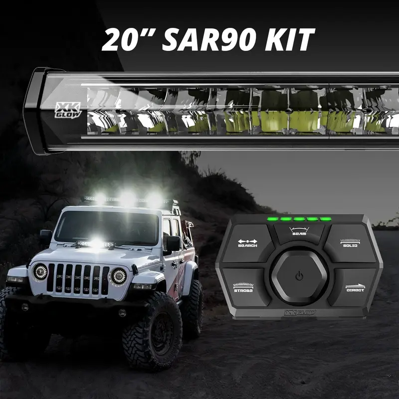 Xk Glow 20-Inch Sar90 Emergency Light Bar Kit – Search & Rescue Ready – Model 653-0102 1