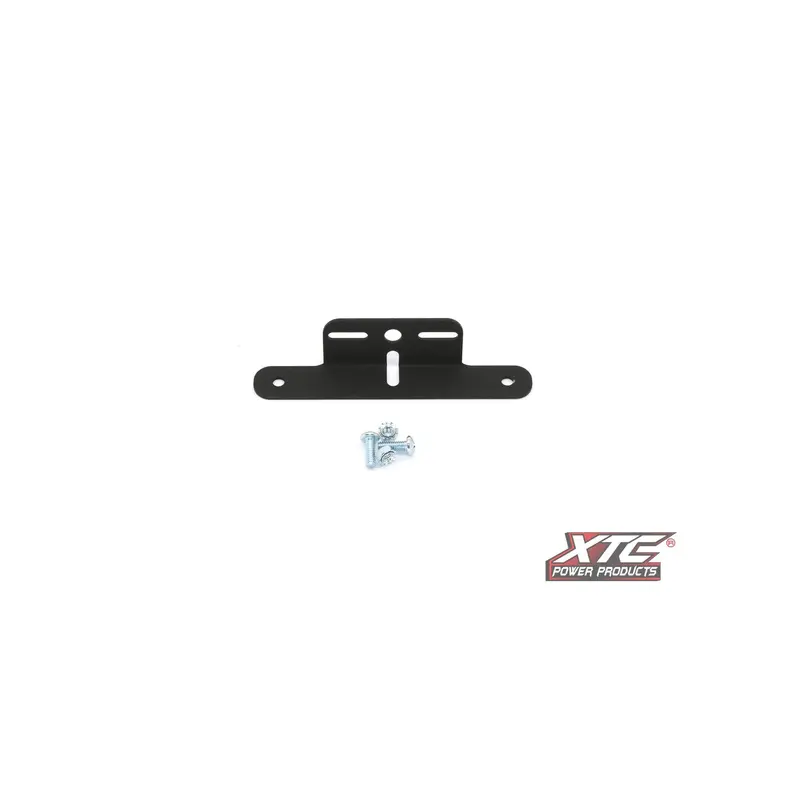 Xtc Power Universal Black License Plate Mounting Kit 1